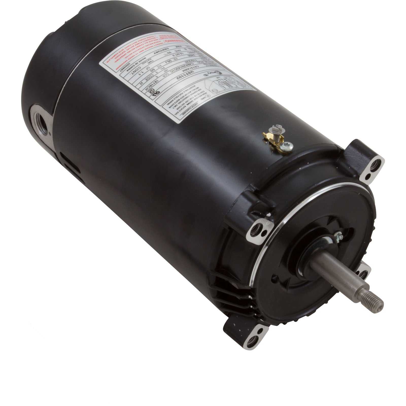 AO Smith/Century, 1 hp Single Speed Replacement Motor (115/230v) - 56J Threaded Shaft UST1102