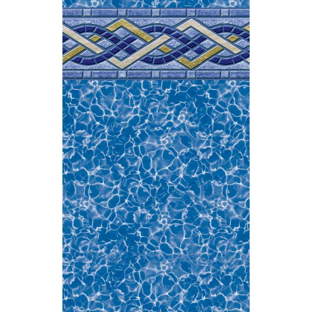 GLI, 10' x 15' Oval Brighton Prism 52" Uni-Bead Above Ground Pool Liner