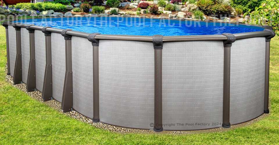 The Pool Factory, 10'x16'x54" Melenia Oval Pool