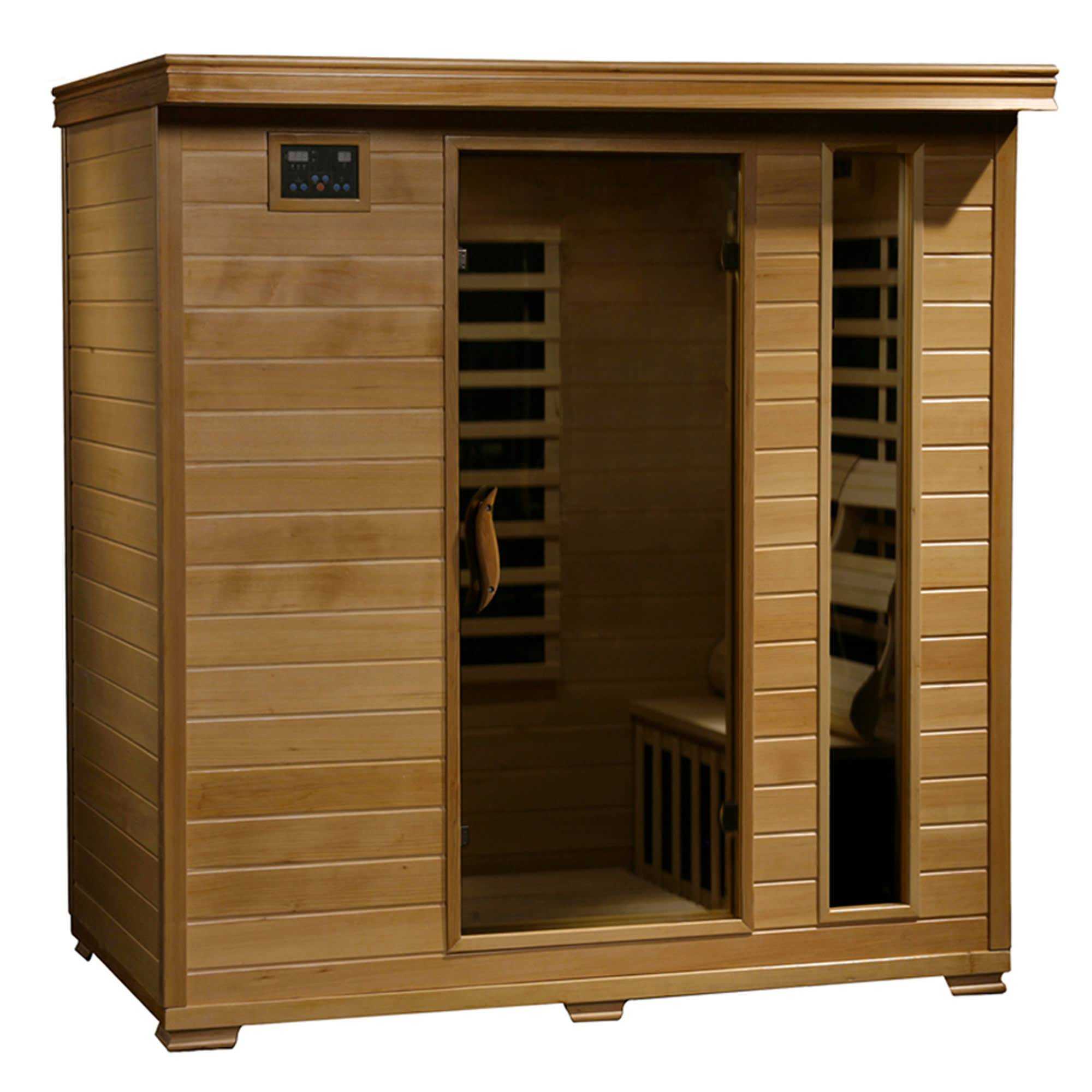 Heatwave, 4 Person Carbon Heater Heatwave Infrared Home Sauna - Monticello -  SA2418