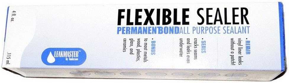 Anderson, Anderson ANDFS4W 4OZ Flexible Sealer Tube - White FS4W