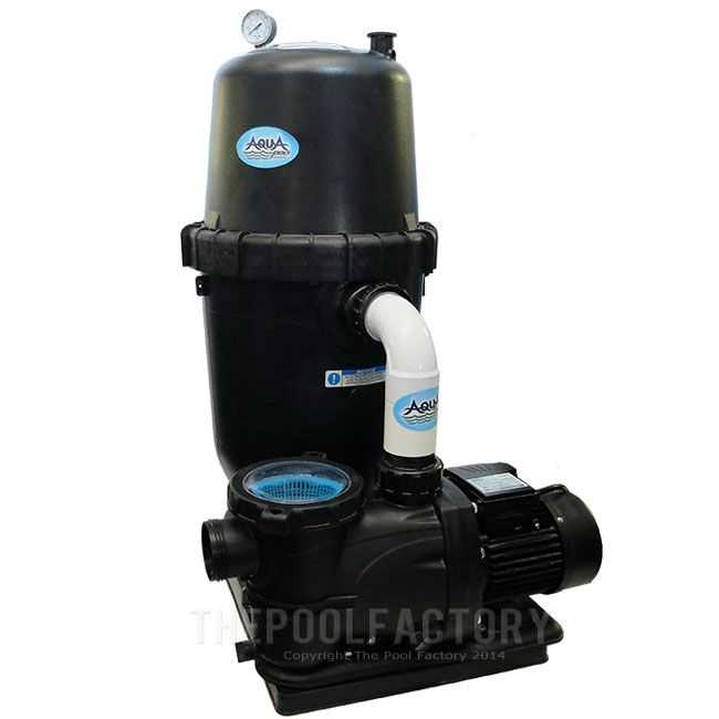 AquaPro, AquaPro 190 SQ. FT. Cartridge Filter System 2-HP 2-Speed Pump 2 Year Warranty