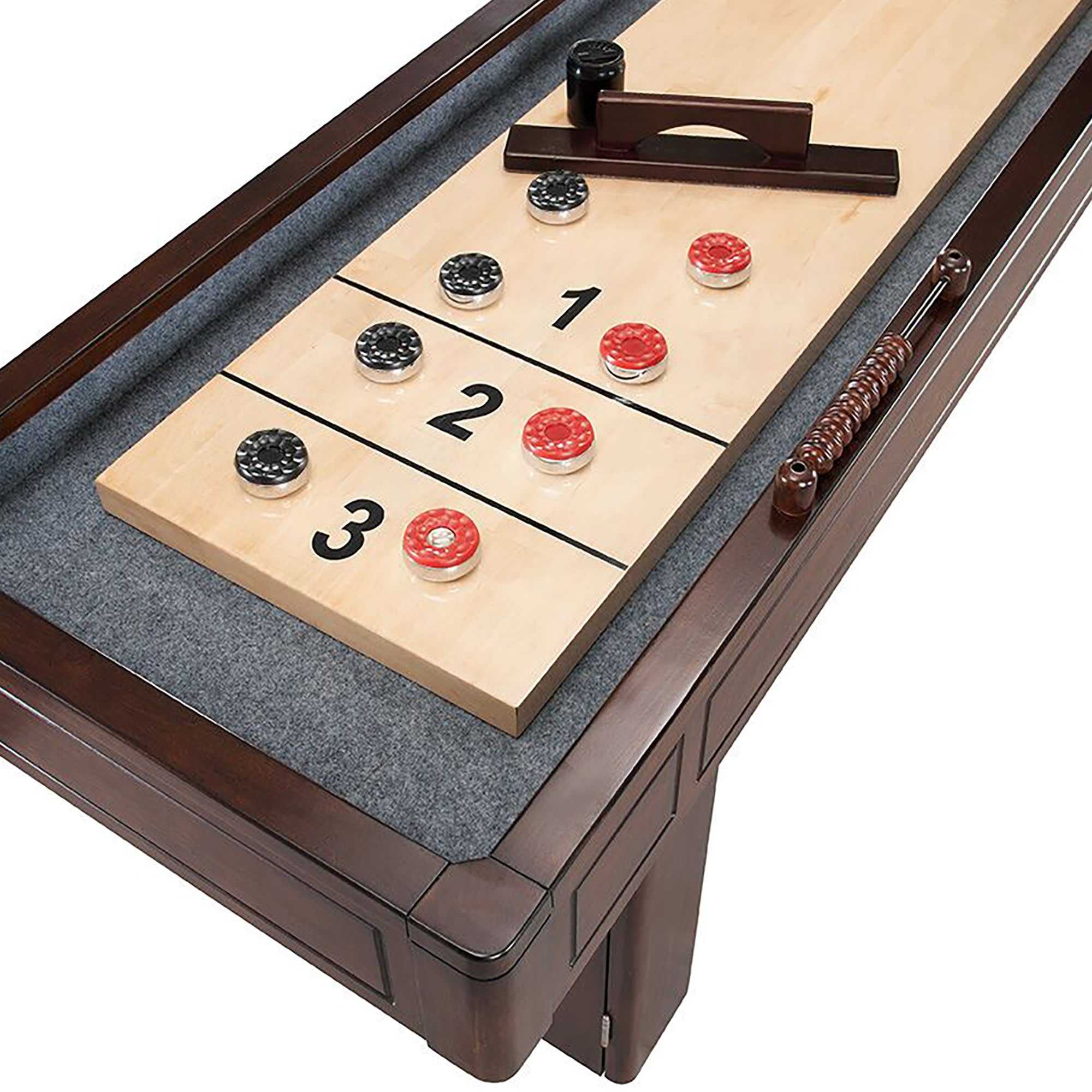 Hathaway, Austin 9-ft Shuffleboard Table - Mahogany Finish