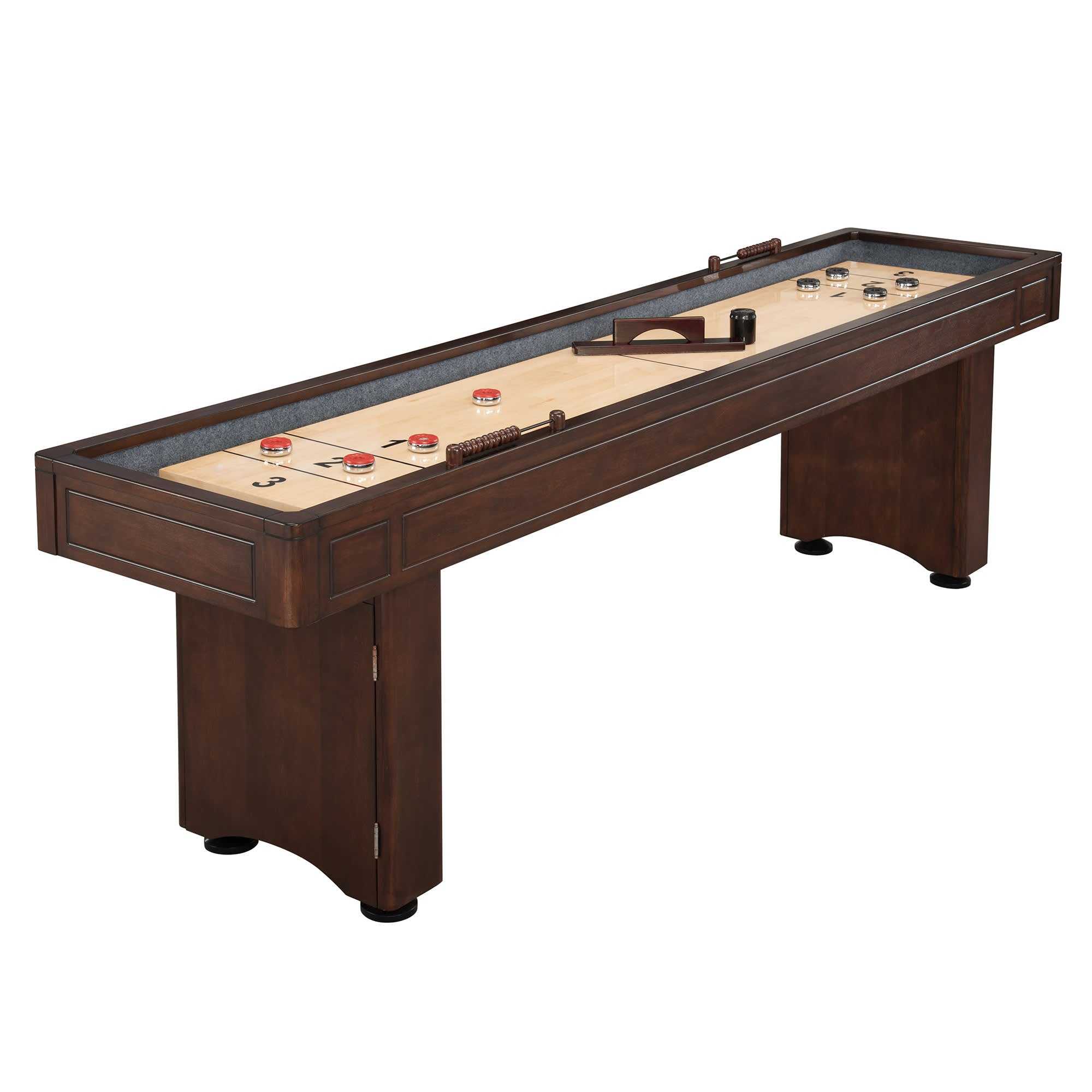 Hathaway, Austin 9-ft Shuffleboard Table - Mahogany Finish