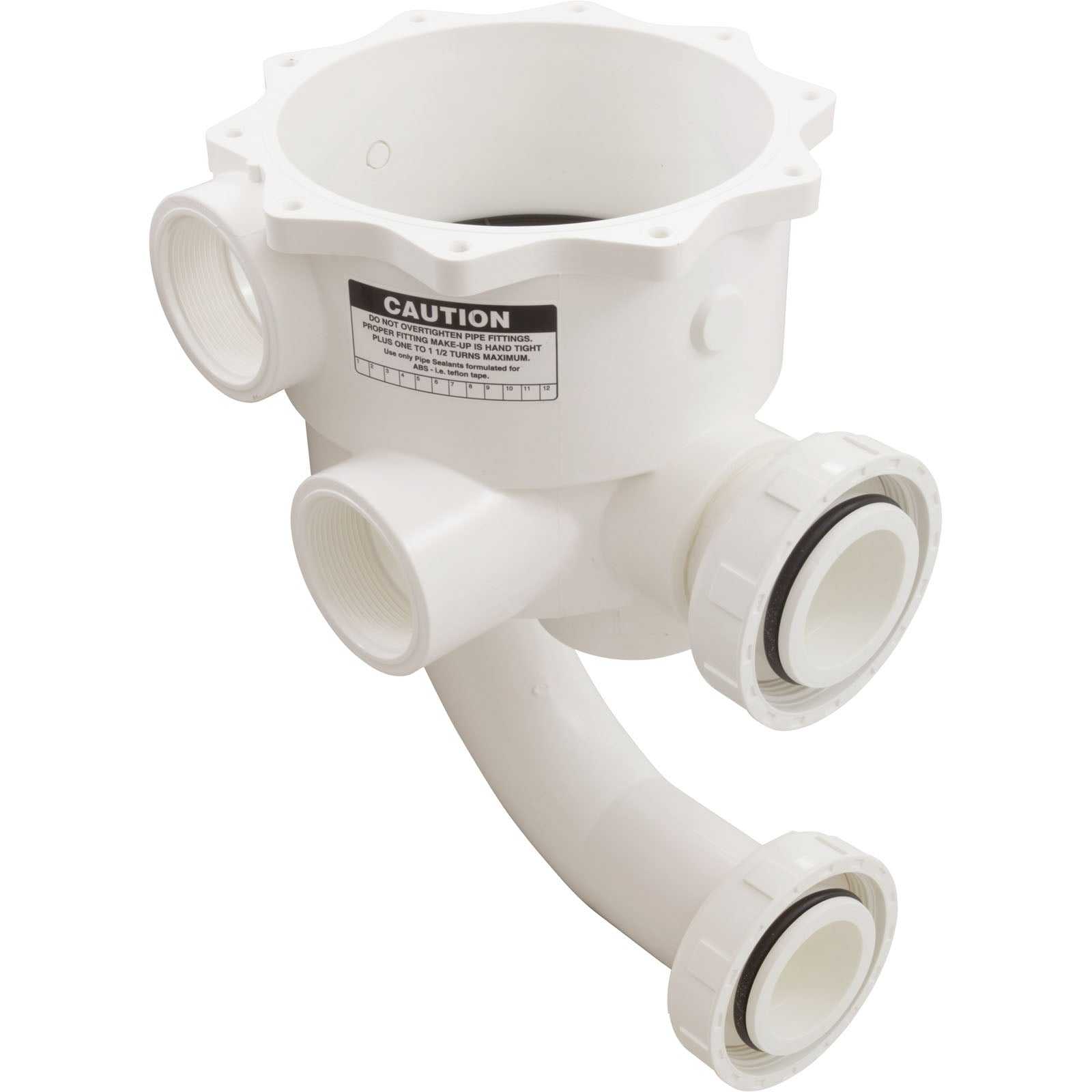 Praher Canada Ltd, Body Assembly, Praher SM2-PP2 Valve, 2", White/ E-55-S2PP2