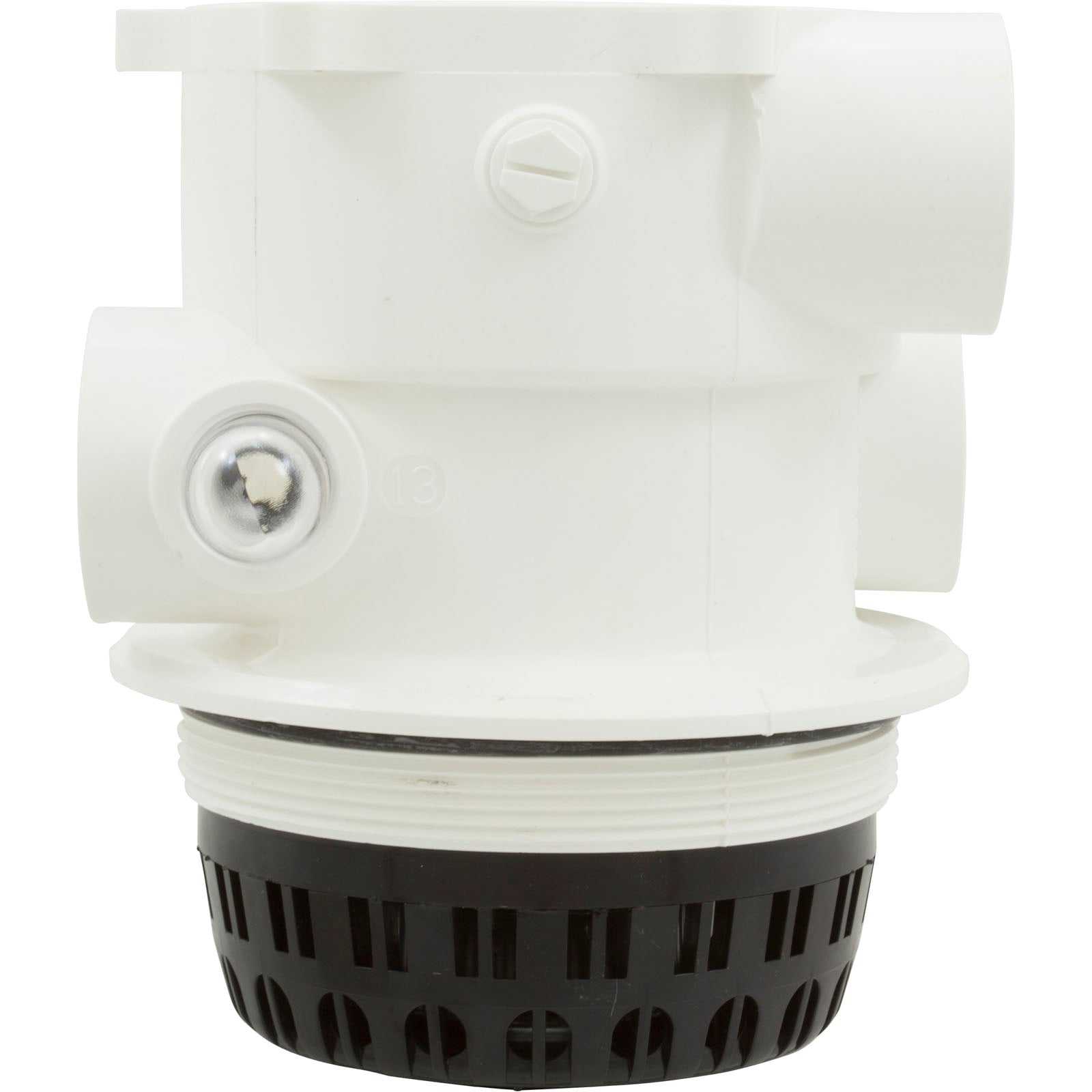 Praher Canada Ltd, Body Assembly, Praher TM-12-A Valve, 1-1/2", White/ E55-T12A