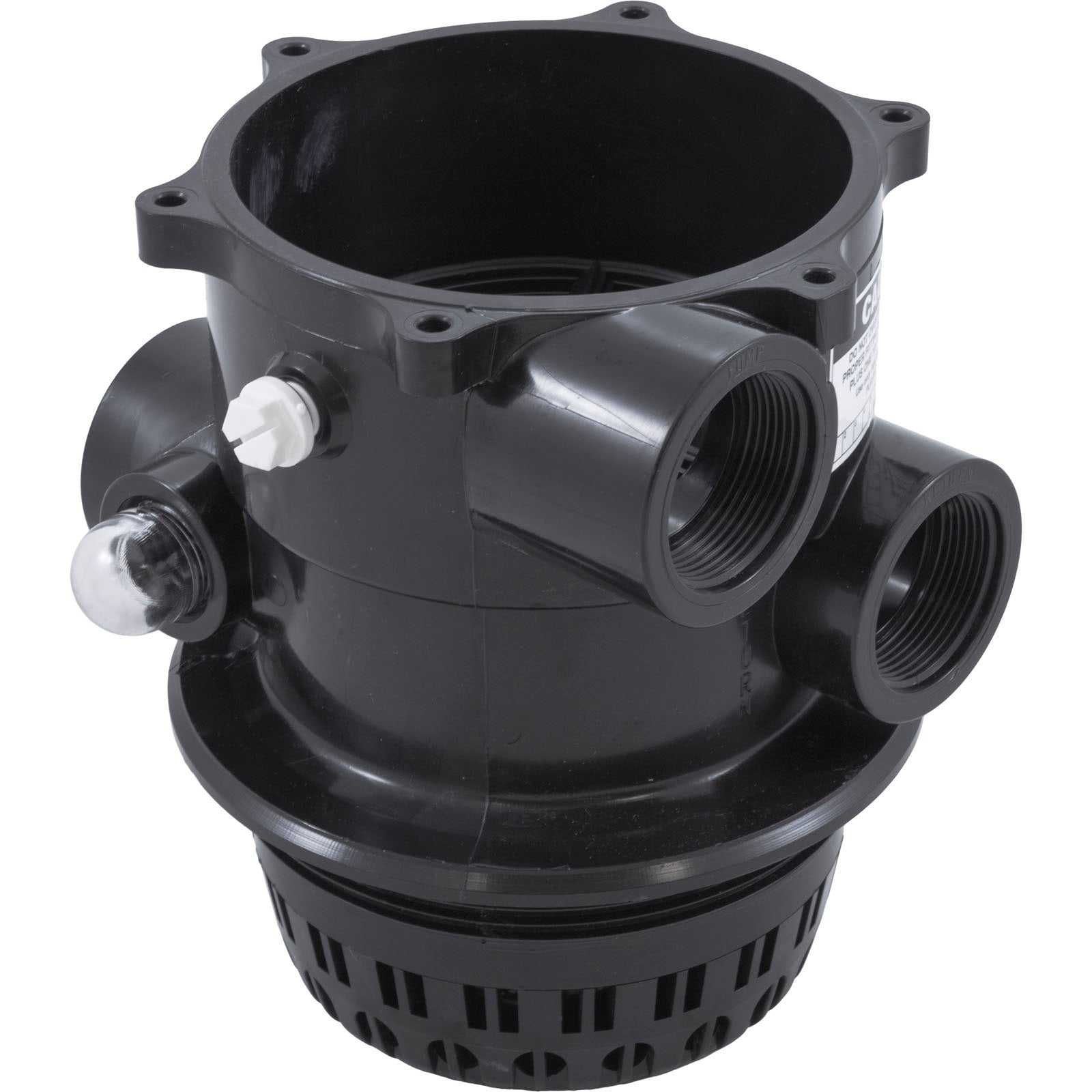 Praher Canada Ltd, Body Assembly, Praher TM-12-B Valve, 1-1/2", Black/ E55-T12B