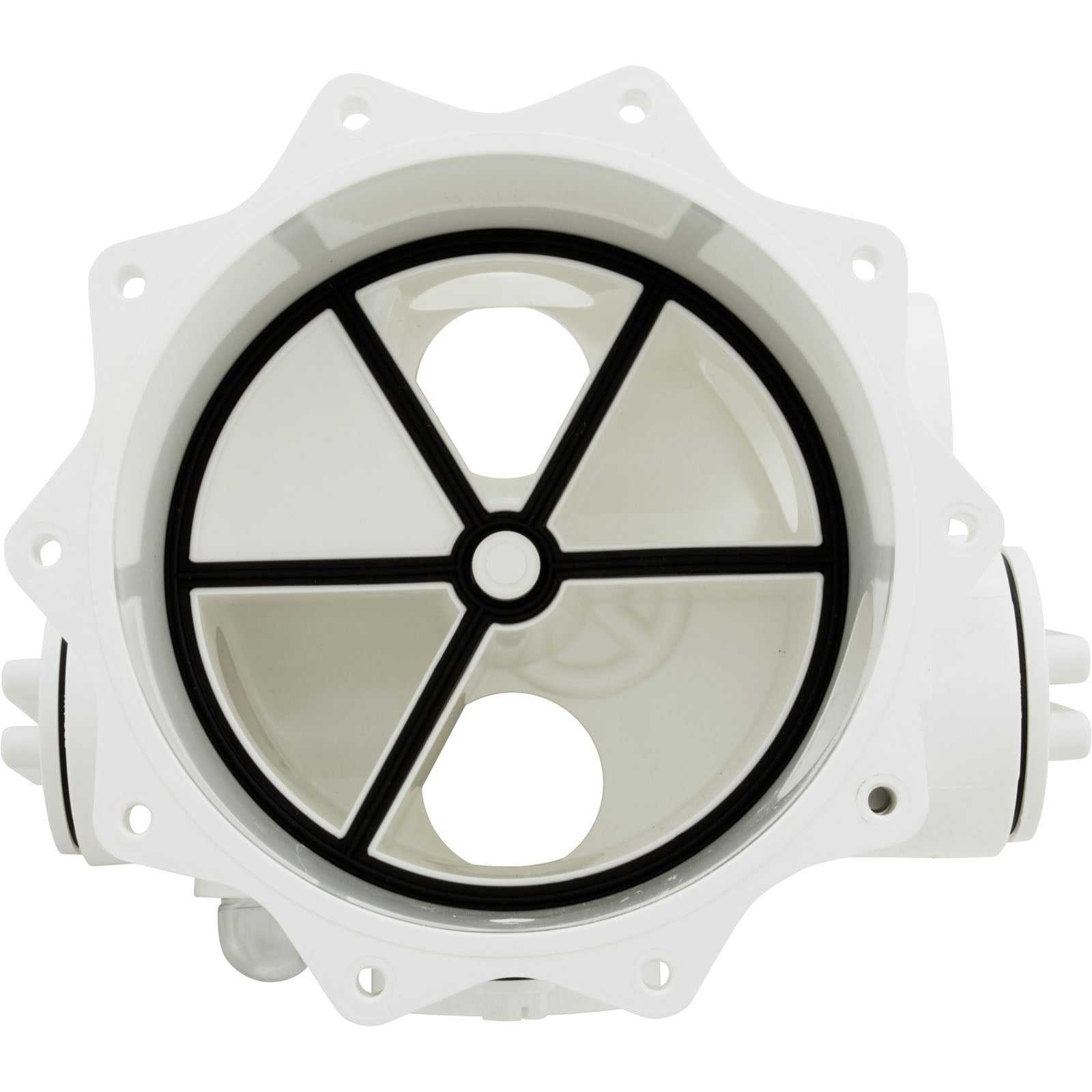 Praher Canada Ltd, Body, Praher ABS 2" Side Mount Valves, 2"fpt, White/ E-13-S2