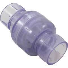 Flo Control, Check Valve, Flo Control 1011, 2"s, 1/2lb, Spring, Water, Clear 1011C20