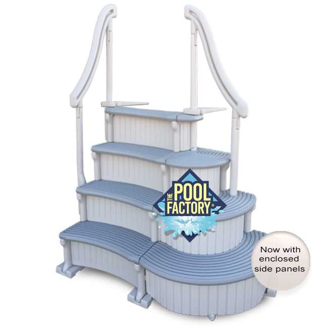 Confer Plastics, Confer Curve Deluxe Above Ground Pool Steps