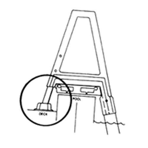 Confer Plastics, Conversion Kit For Confer Evolution A-Frame Ladder To Deck Ladder