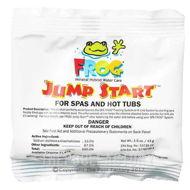 Frog Serene, Frog Jump Start For Spas & Hot Tubs 1.5 Oz.