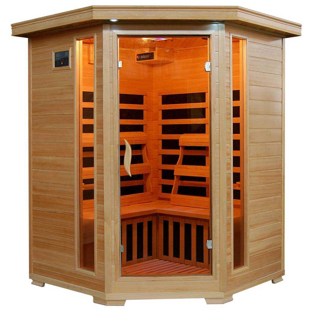 Heatwave, Infrared 3 Person Home Sauna With Carbon Heaters By Heatwave Saunas - Santa Fe - SA2412DX