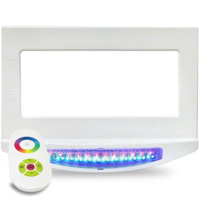 Champlain Plastics, Multi-Color LED Skimmer Face Plate Light with Remote Control