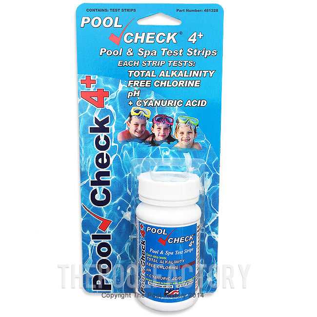 Industrial Test Systems, Pool Check 4 In 1 Chlorine Test Kit (50 Strips)