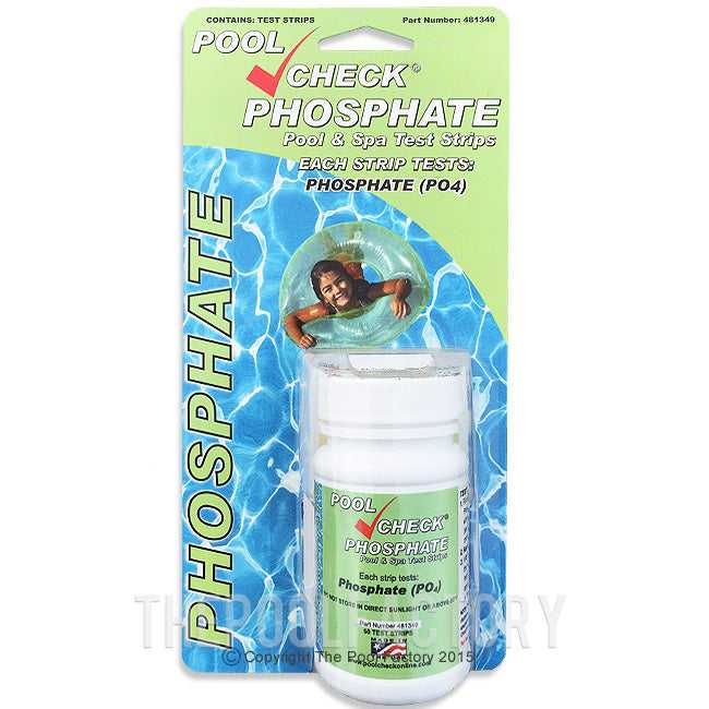 Industrial Test Systems, Pool Check Phosphate Test Kit (50 Strips)