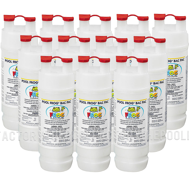 Pool Frog Chlorine Bac Pac - Model 5051 - 12 Pack • Www.poolitemusa.com