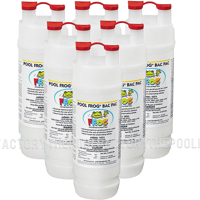 Pool Frog, Pool Frog Chlorine Bac Pac - Model 5051 - 6 Pack