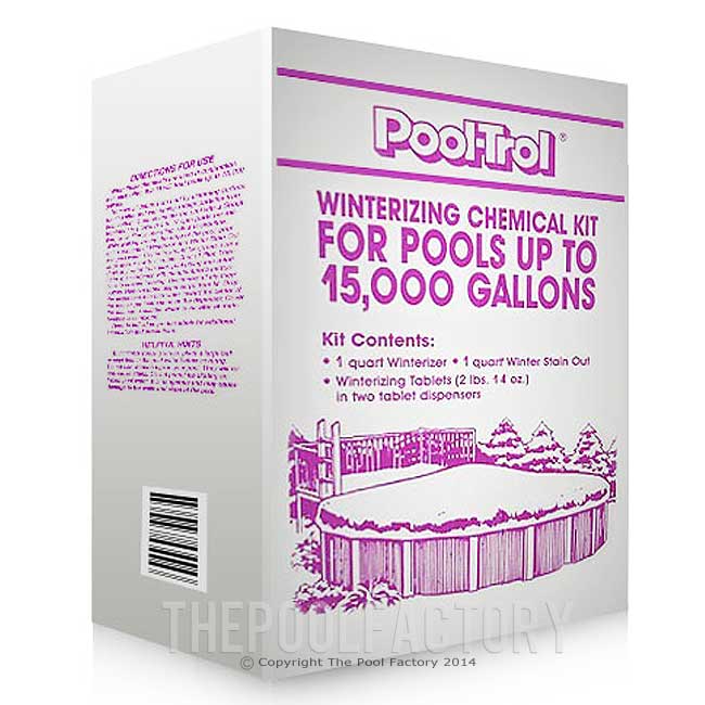 The Pool Factory, Pool-Trol Winterizing Kit for Pools up to 15,000 Gallons