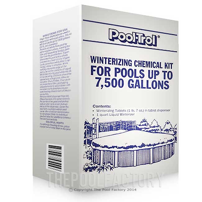 The Pool Factory, Pool-Trol Winterizing Kit for Pools up to 7,500 Gallons