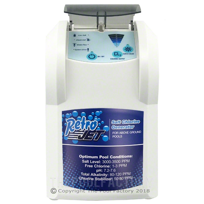 Solaxx Pool Products, Solaxx Retro Jet RJ Saltwater Chlorine Generator